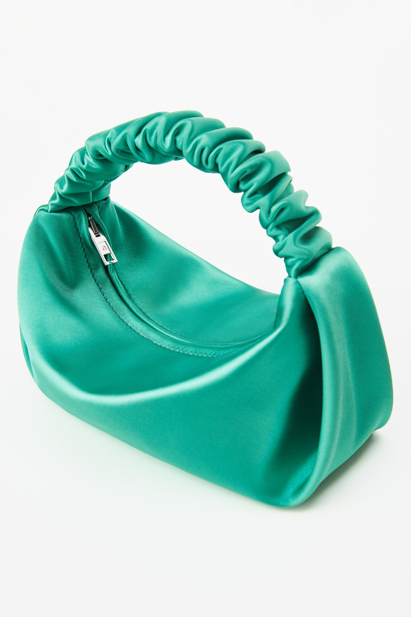 SCRUNCHIE MINI BAG IN SATIN 2