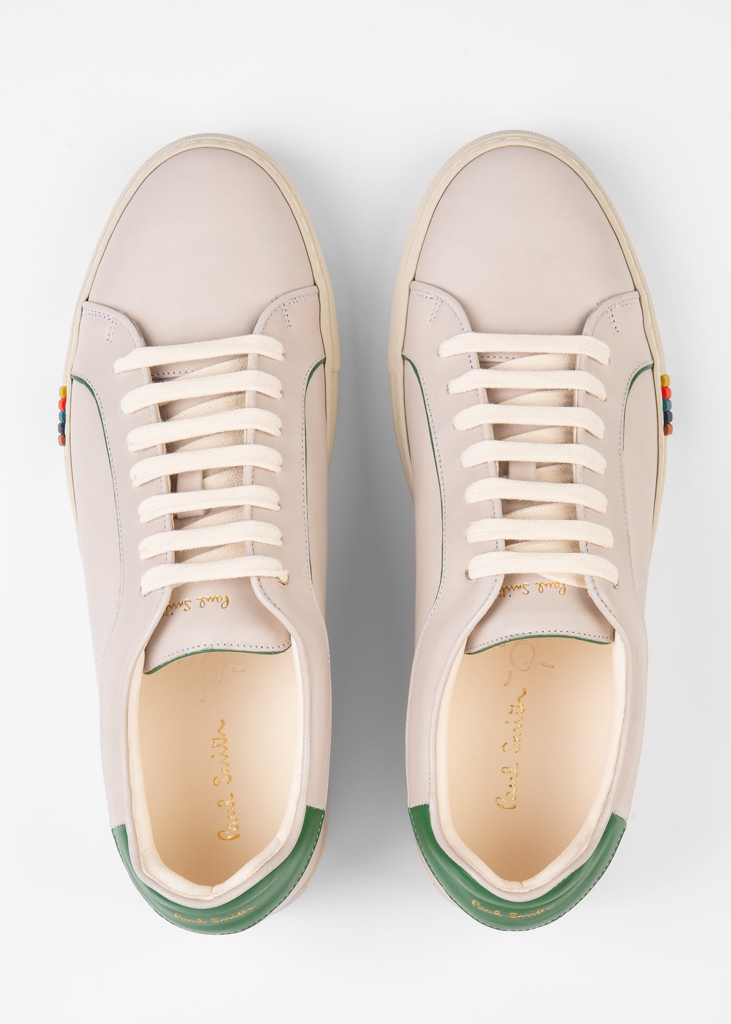'Basso' Sneakers With Green Trim - 3