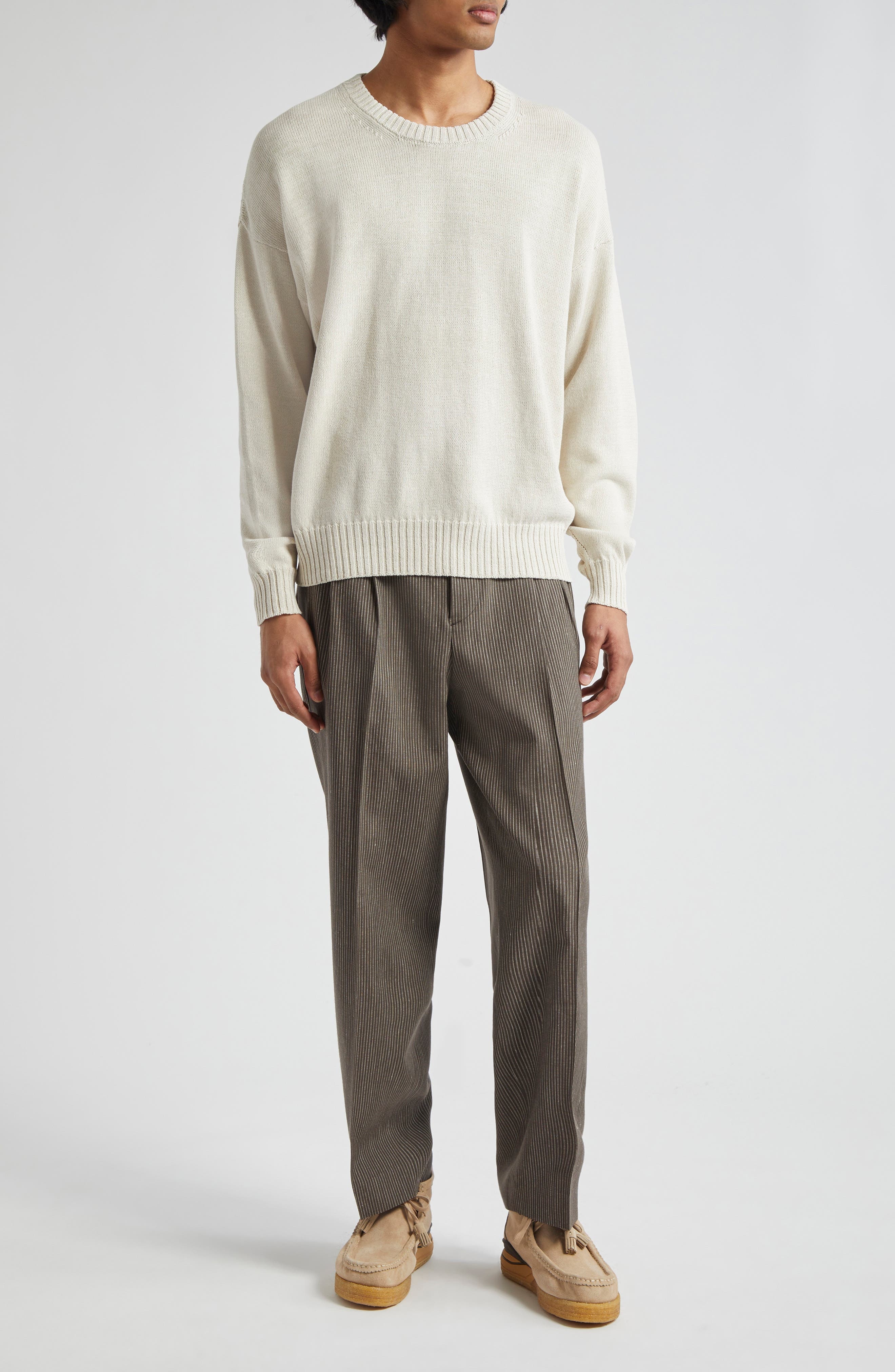 McCloud Stripe Wool Blend Pants - 2