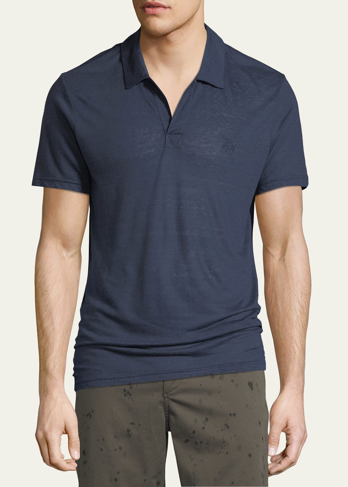 Men's Pyramid Linen Polo Shirt - 4