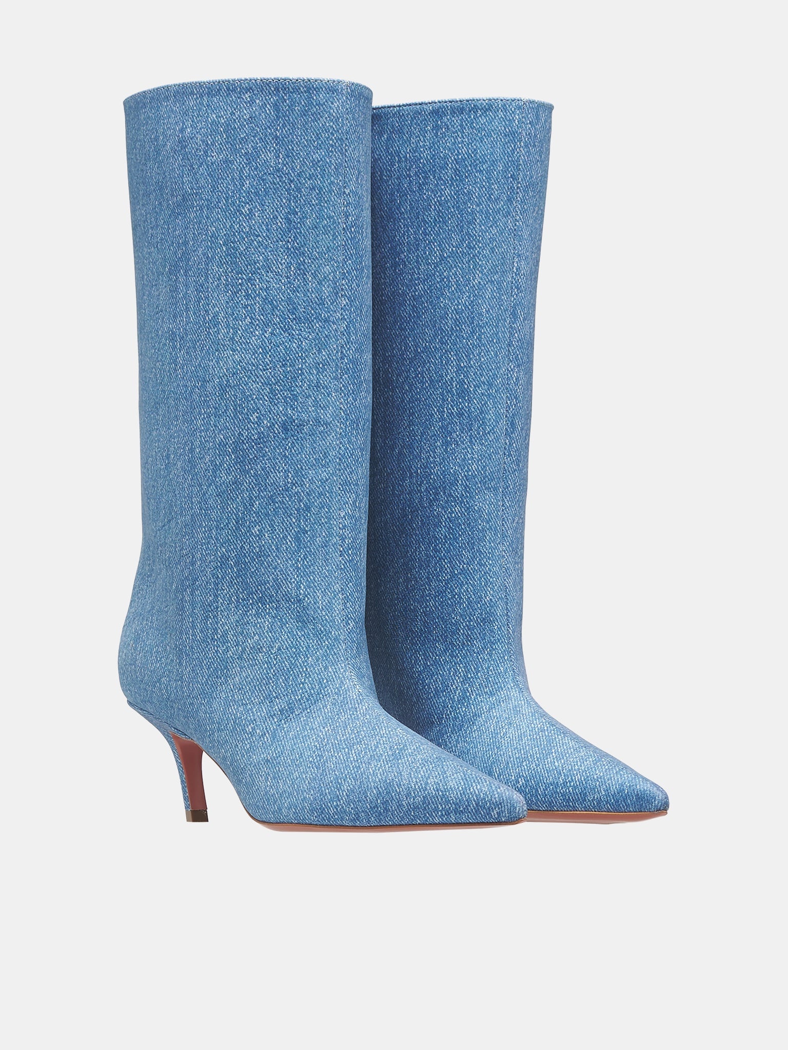 Fiona Denim Printed Suede Boots - 2