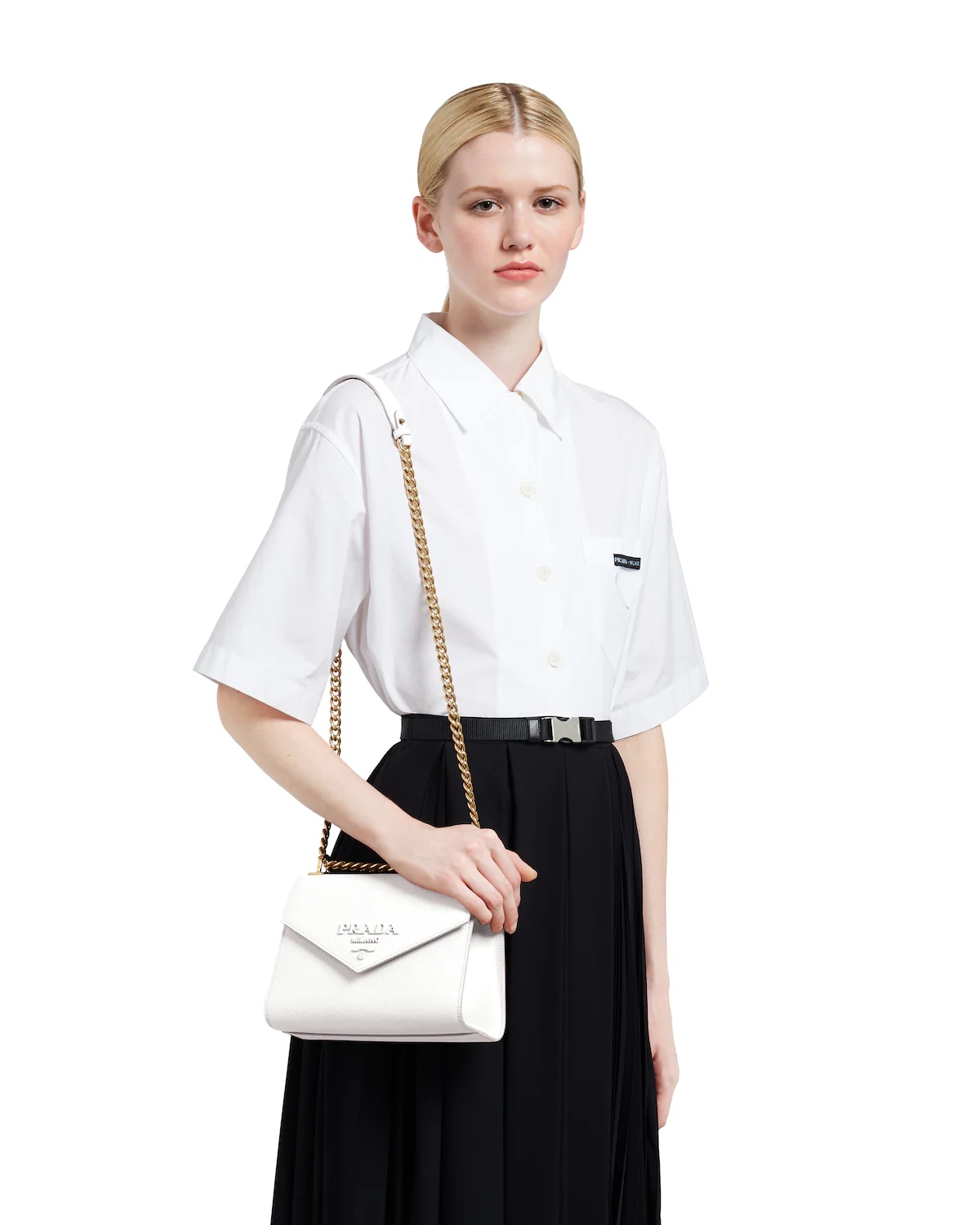 Saffiano Leather Prada Monochrome Bag - 2