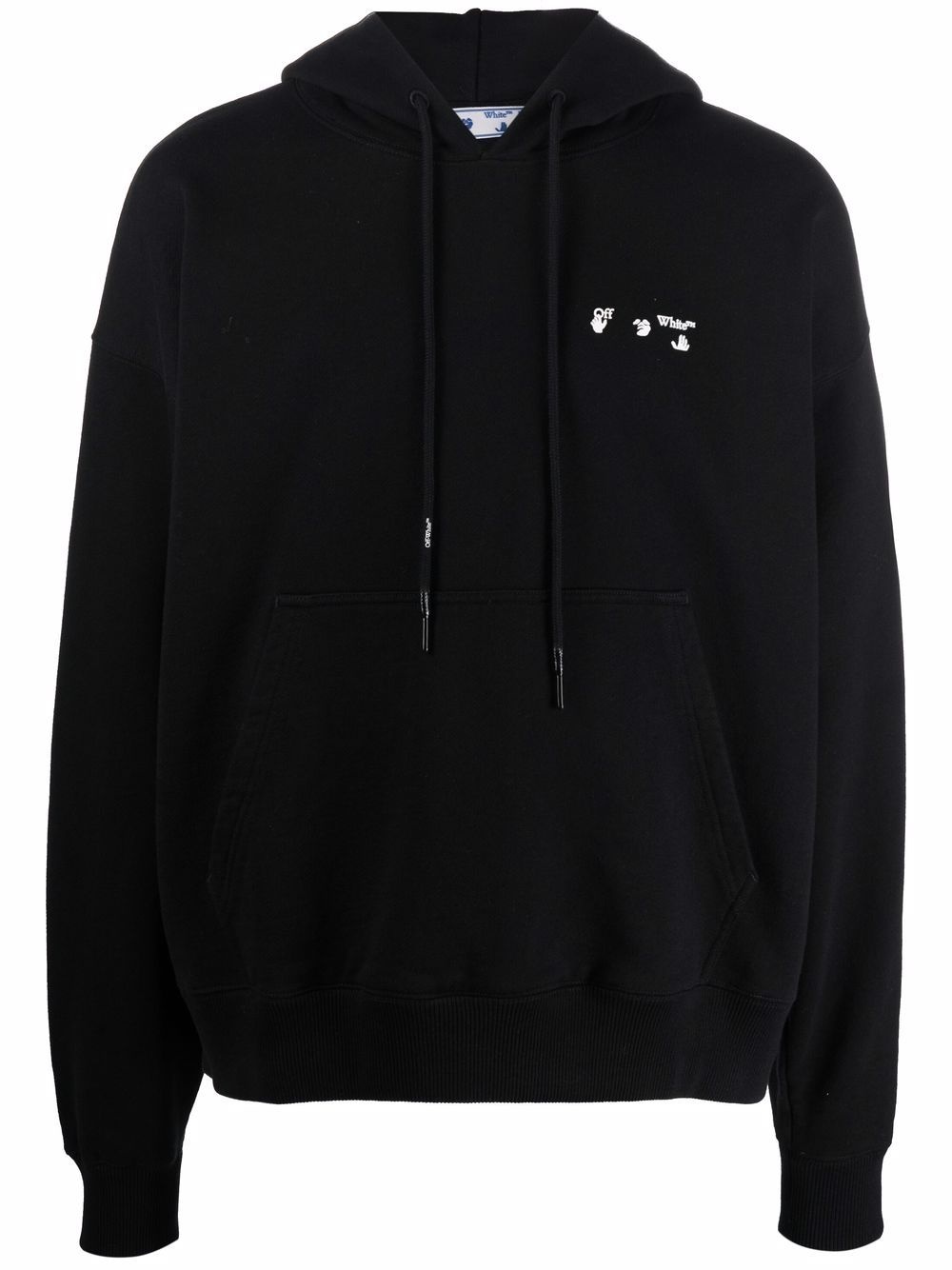 logo-print hoodie - 1