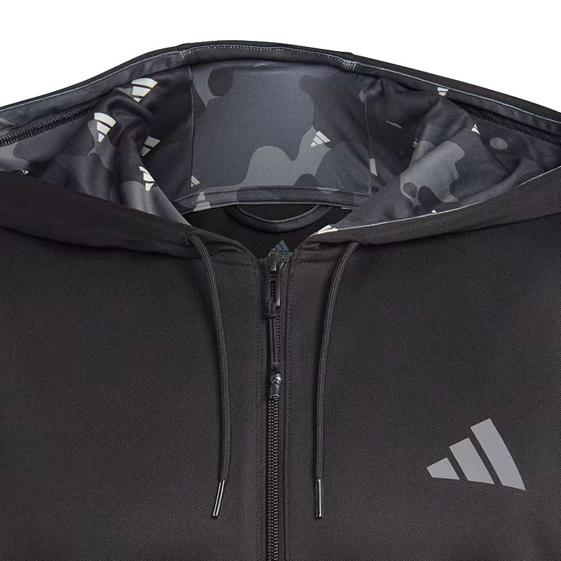 adidas adidas Train Essentials Seasonal Training Full-Zip Jacket 'Black' IB8137 outlook