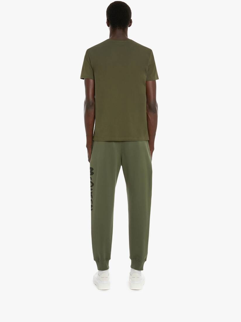Mcqueen Graffiti T-shirt in Khaki - 4