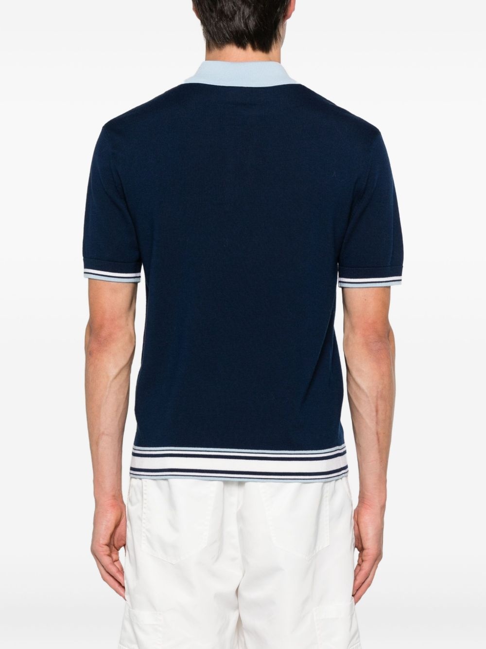 zip-front polo shirt - 3