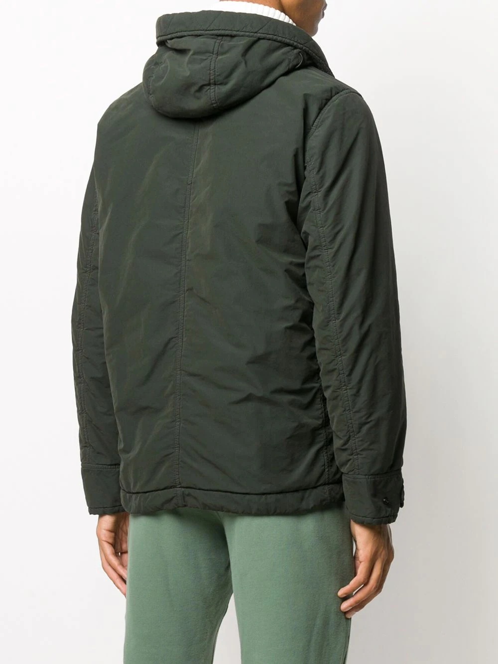 hooded zip-up jacket - 4