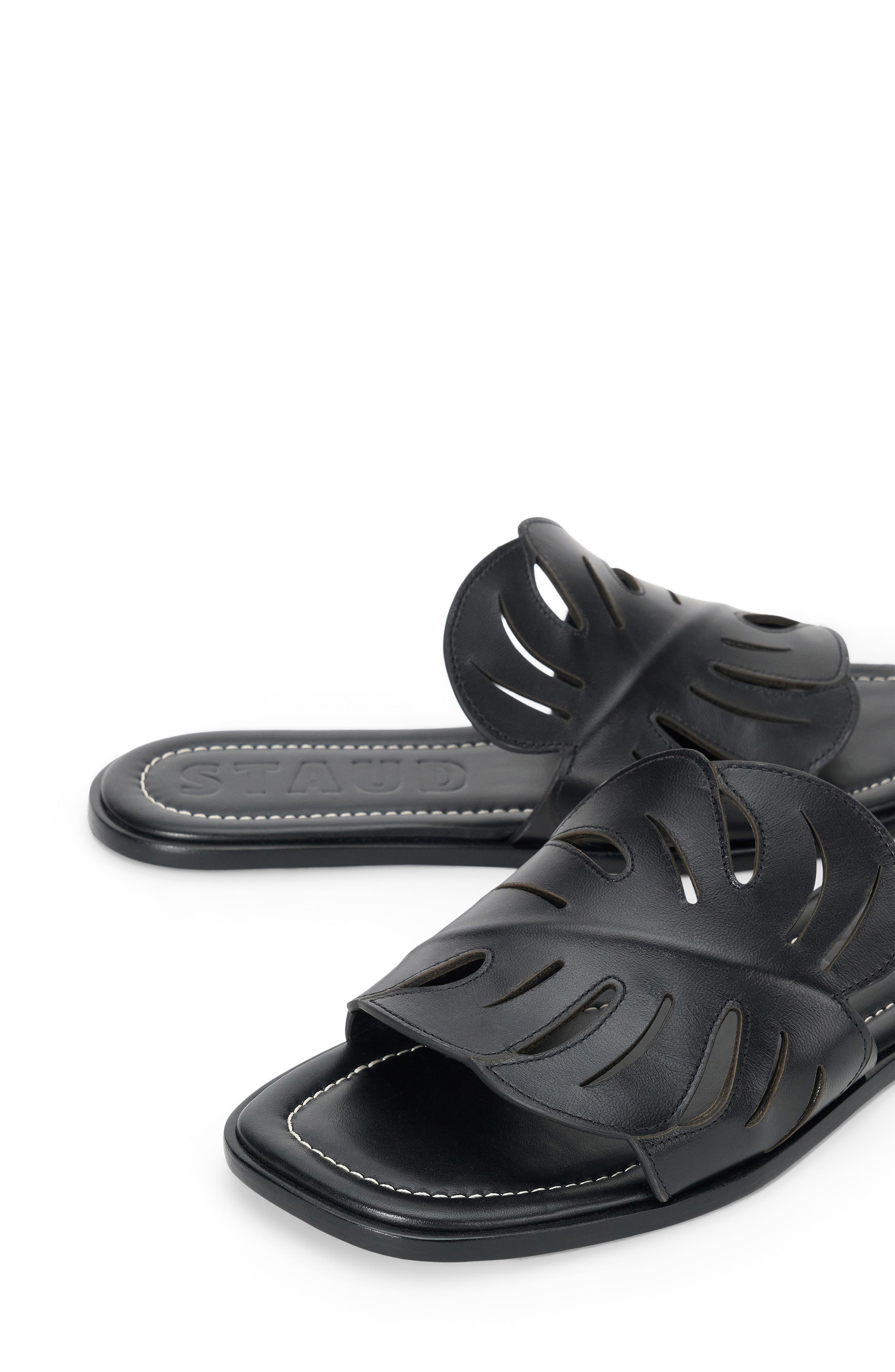 STAUD Palm Slide Sandal in Black at Nordstrom - 5