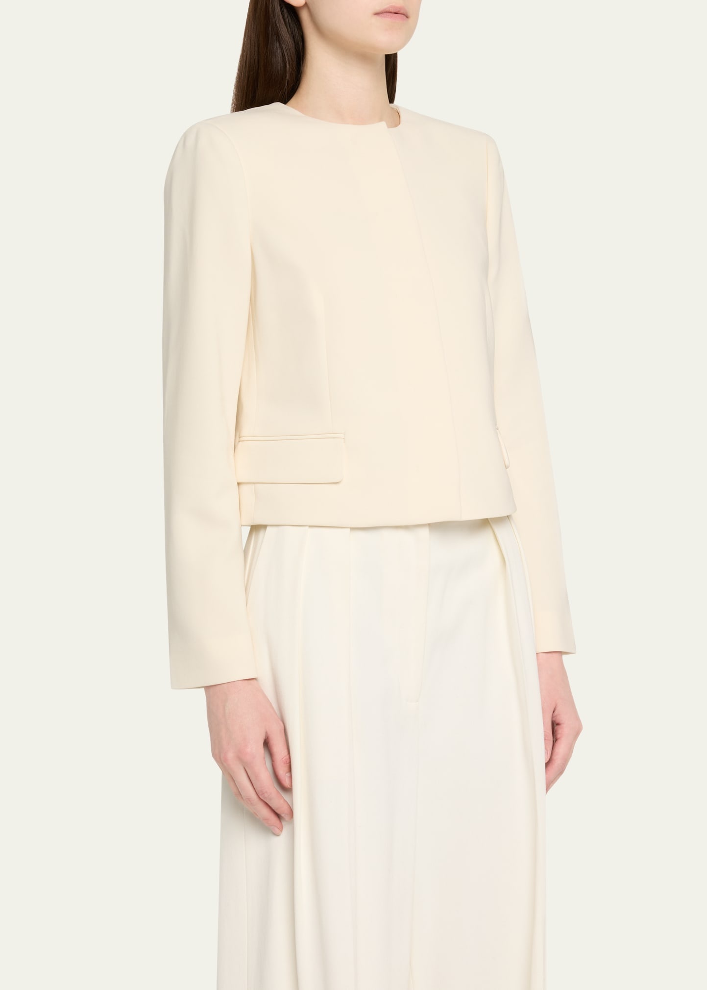 Clean Crepe Jacket - 3