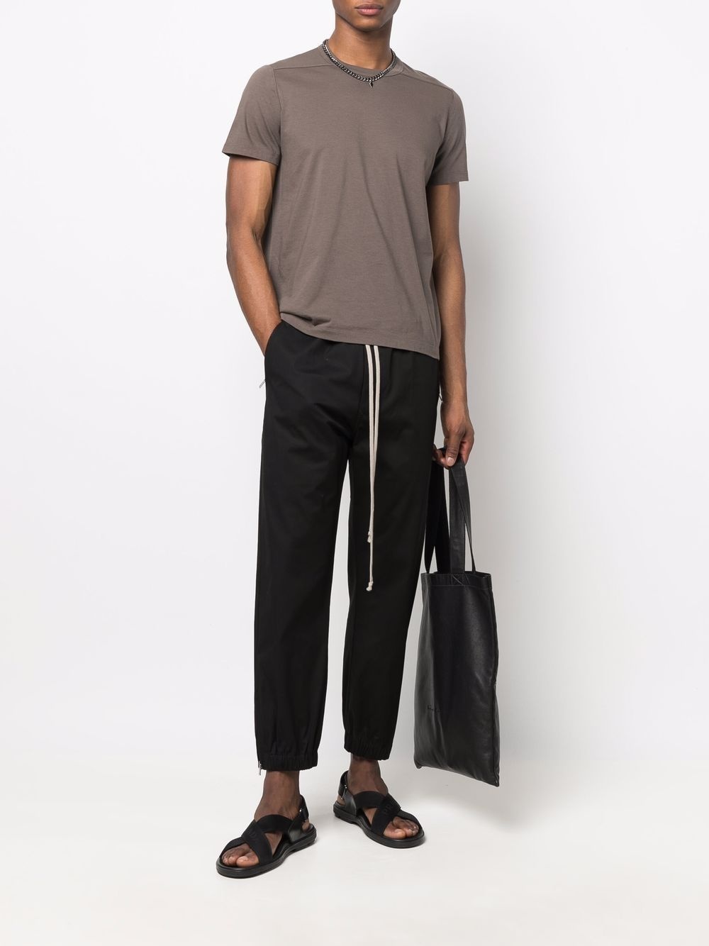 drawstring track pants - 2