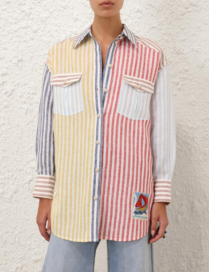 Zimmermann SCARBOROUGH OVERSIZE MAN SHIRT outlook