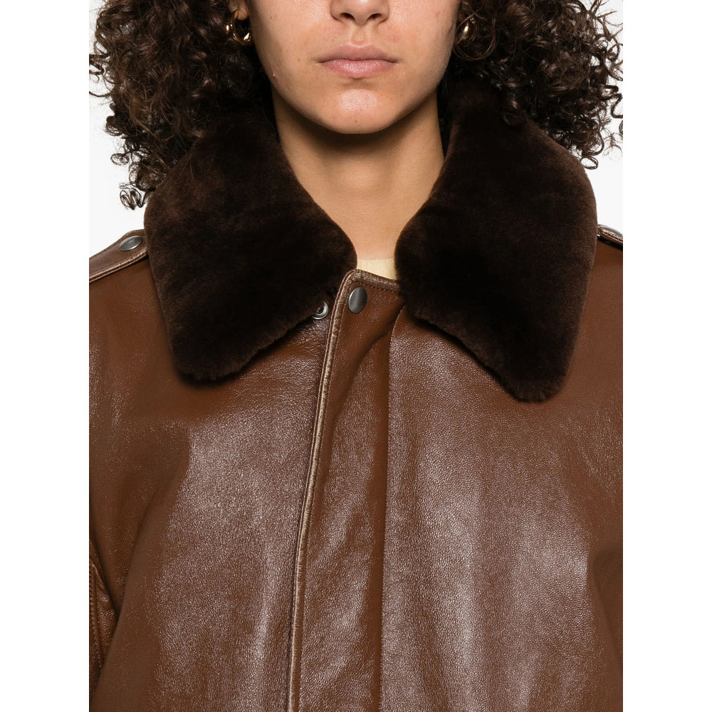Prada Brown Jackets - Leather Jackets Women - 2
