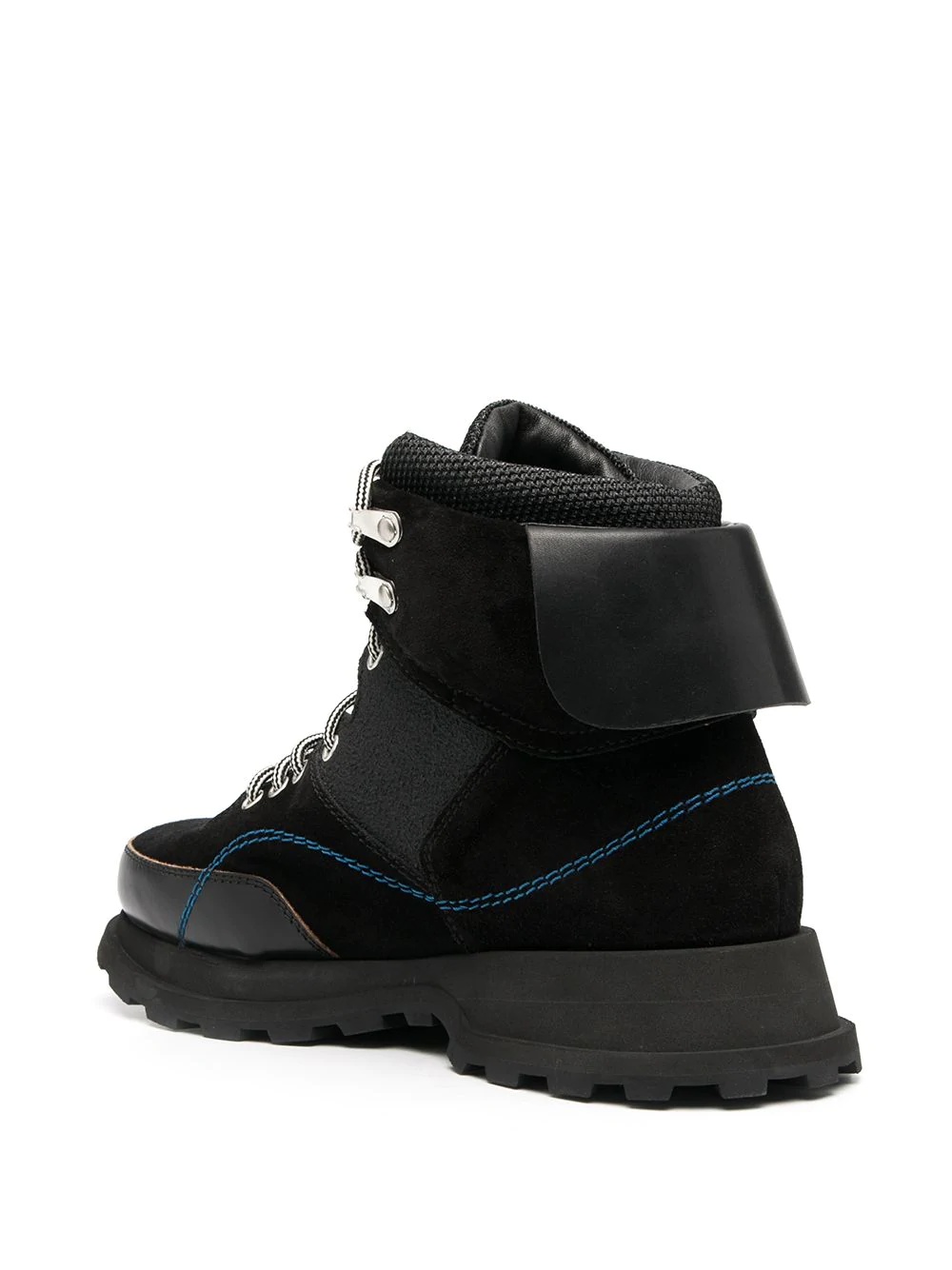 contrast-stitch mountain boots - 3