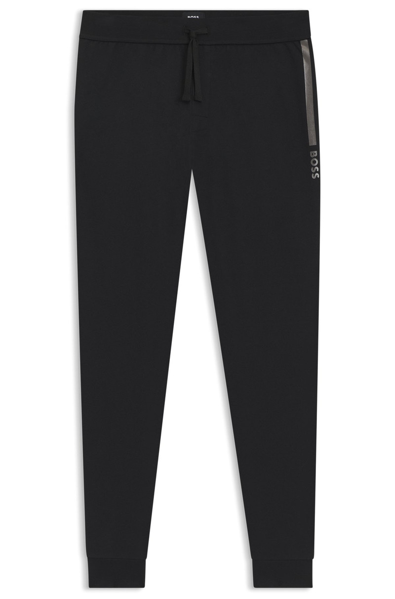 LOGO-PRINT TRACKSUIT BOTTOMS IN COTTON TERRY 1
