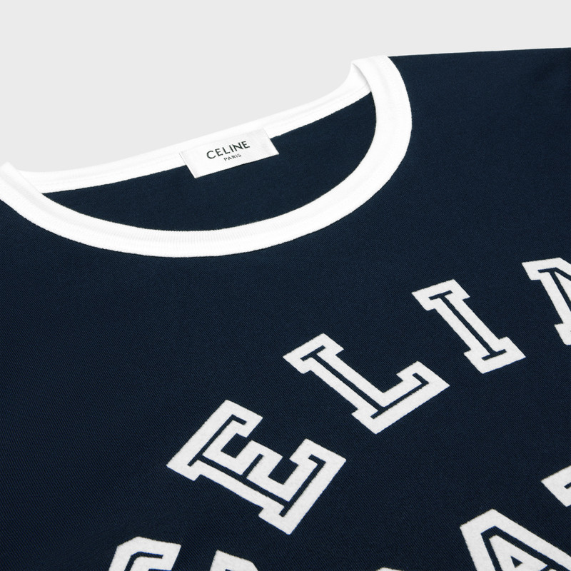 celine paris T-shirt in cotton jersey 3