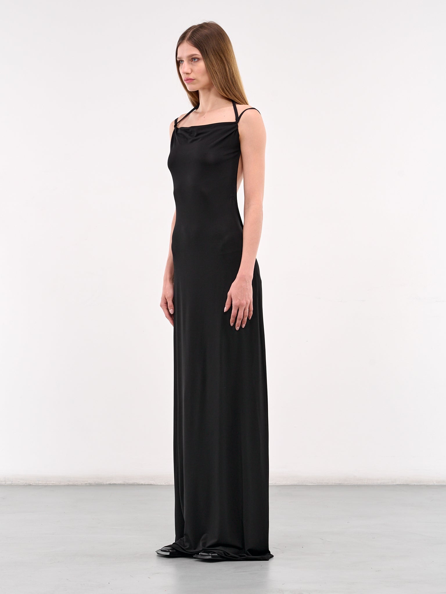 Draped Jersey Thong Dress - 2