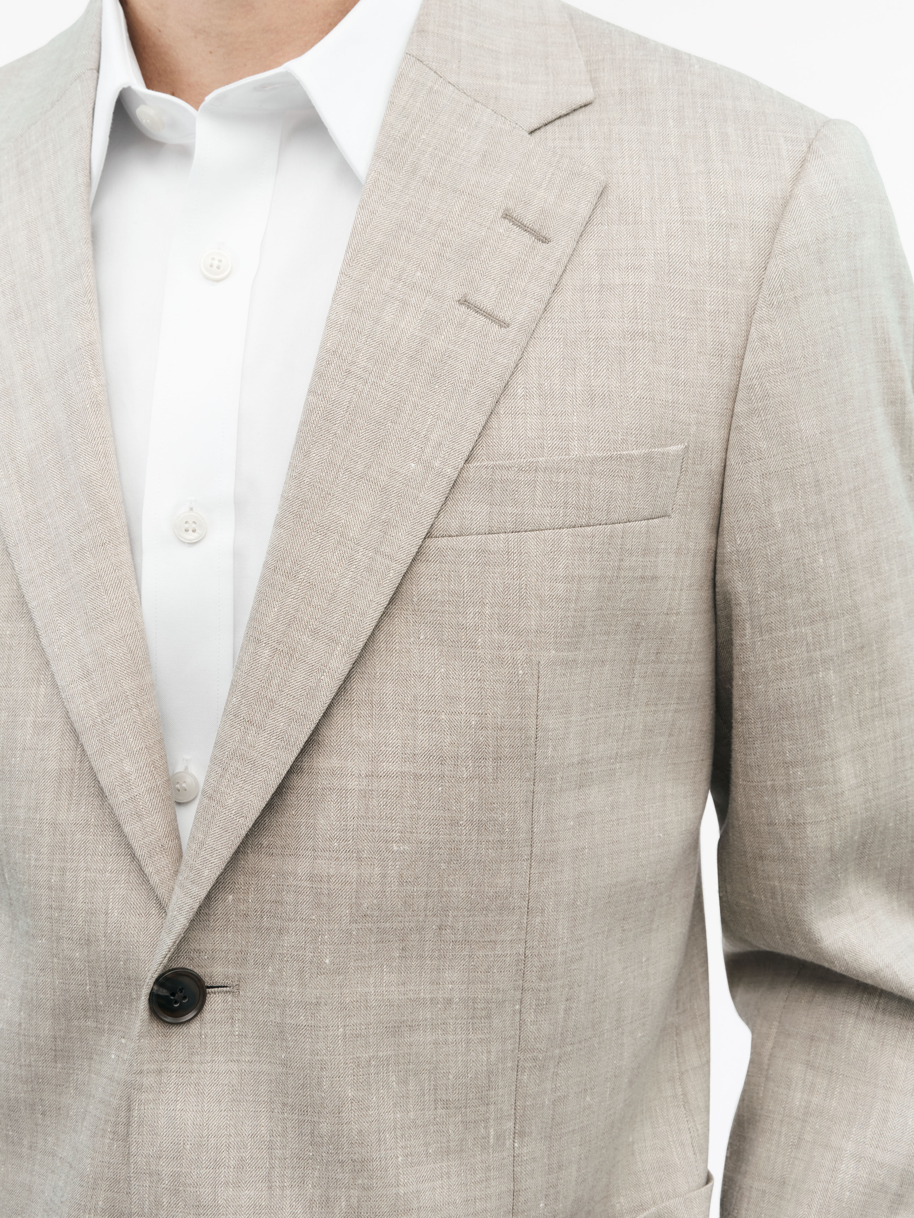 Justin P Linen Blend Jacket - 6