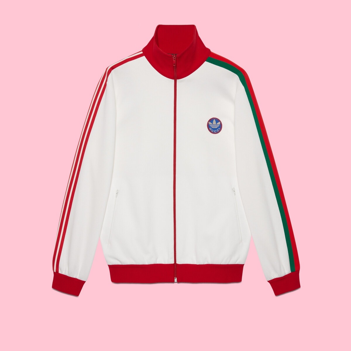 adidas x Gucci cotton jersey jacket - 1