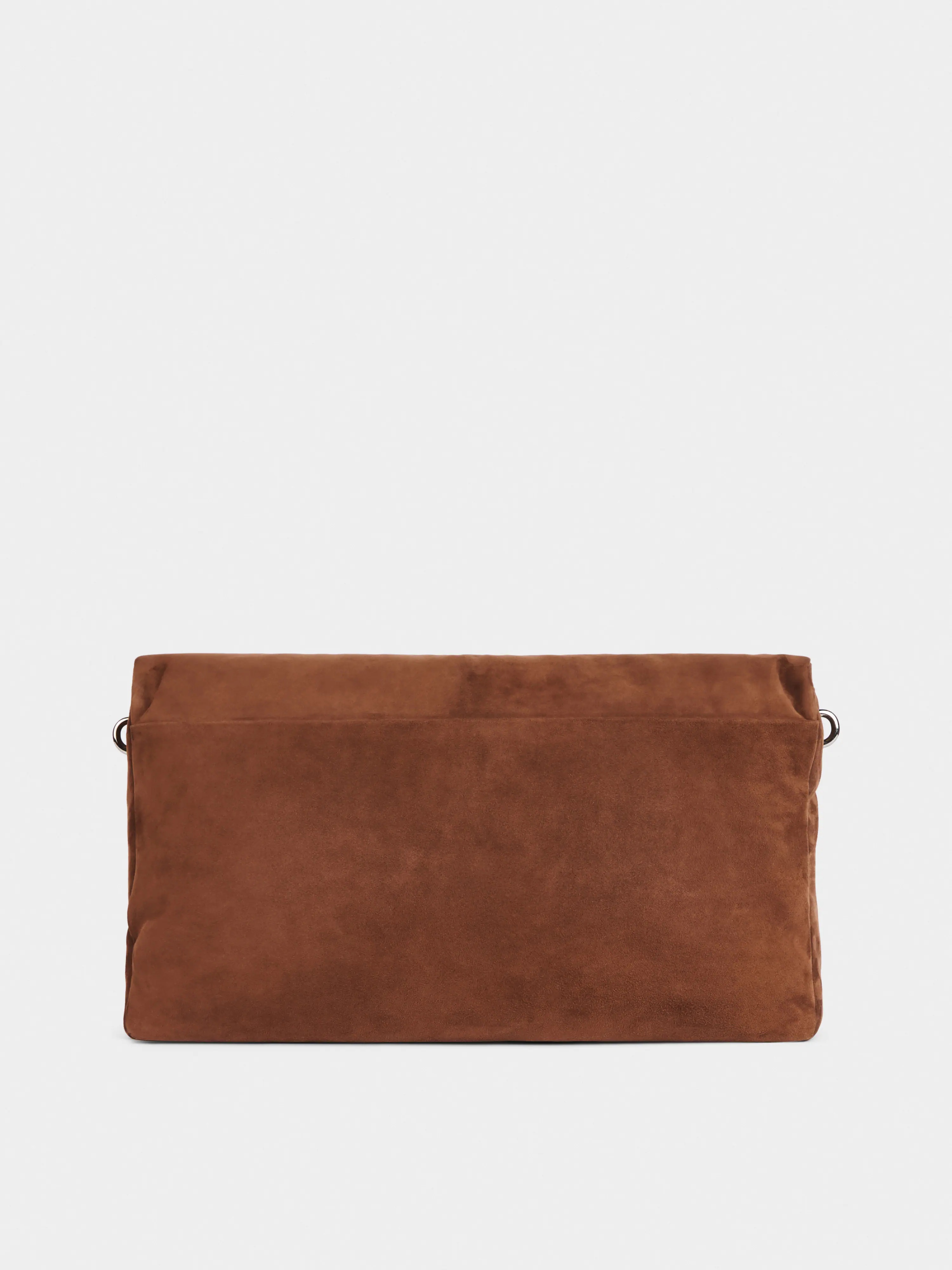 Viv' Choc Large Bag in suede - 4