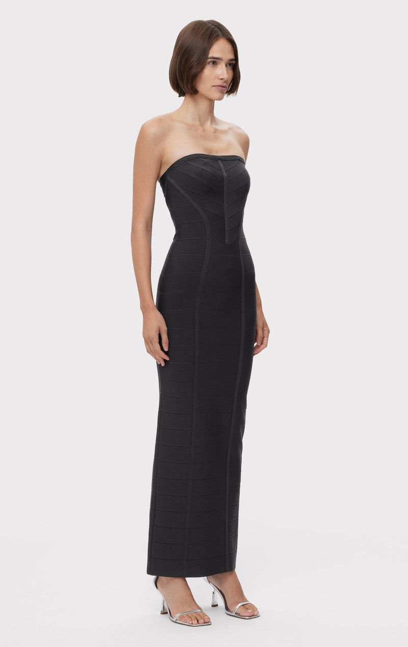 ICON CHEVRON BUSTIER GOWN 5