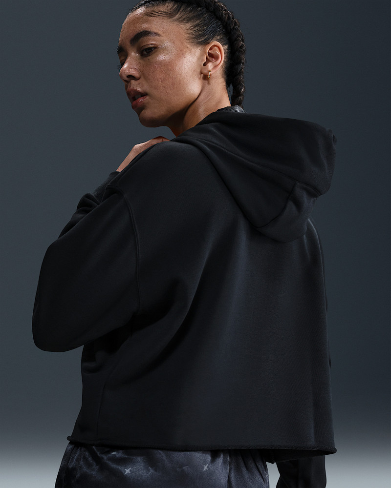 Nike A'ja Wilson Women's Oversized Cropped Basketball Hoodie outlook