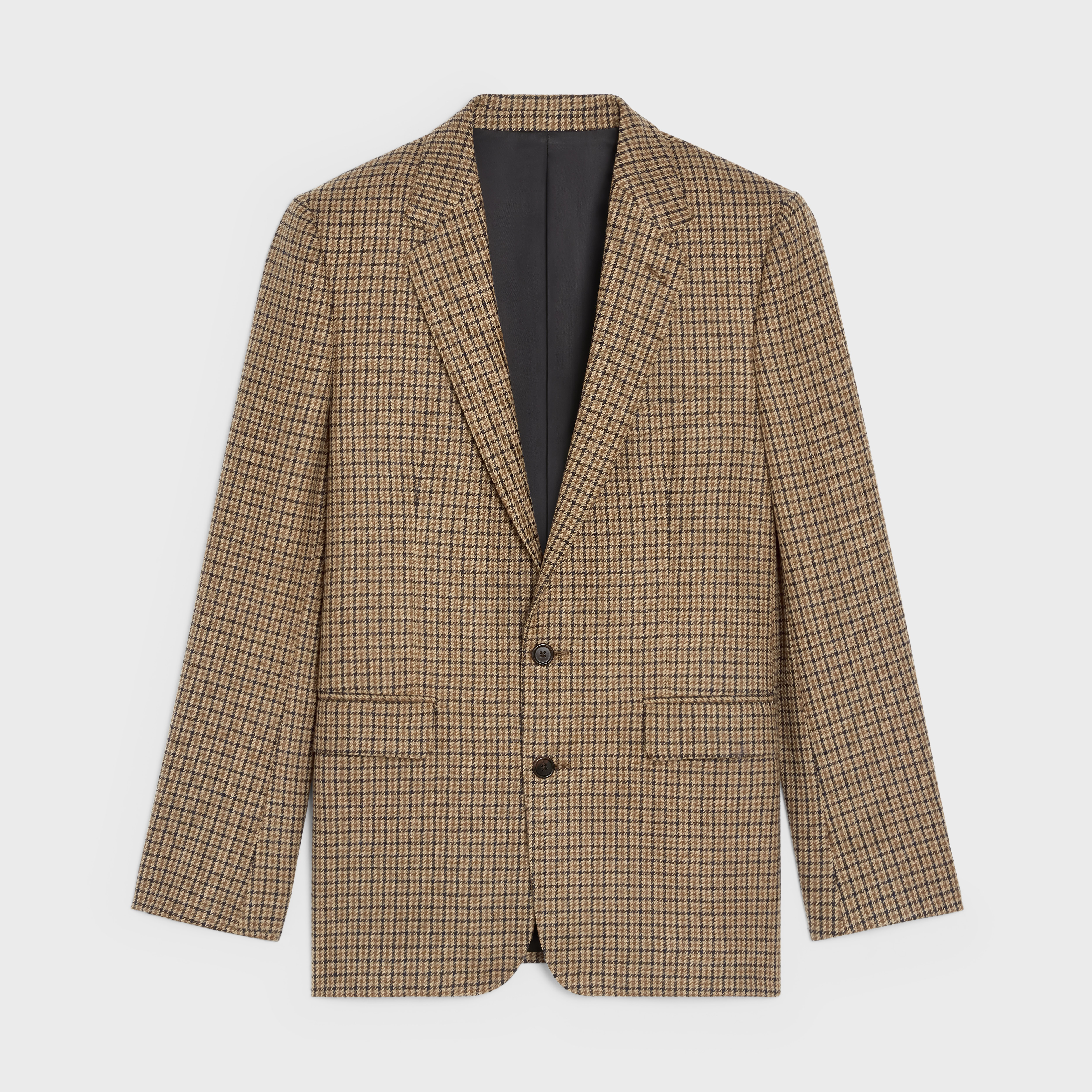 CLASSIC JACKET IN CHECKED WOOL - 1