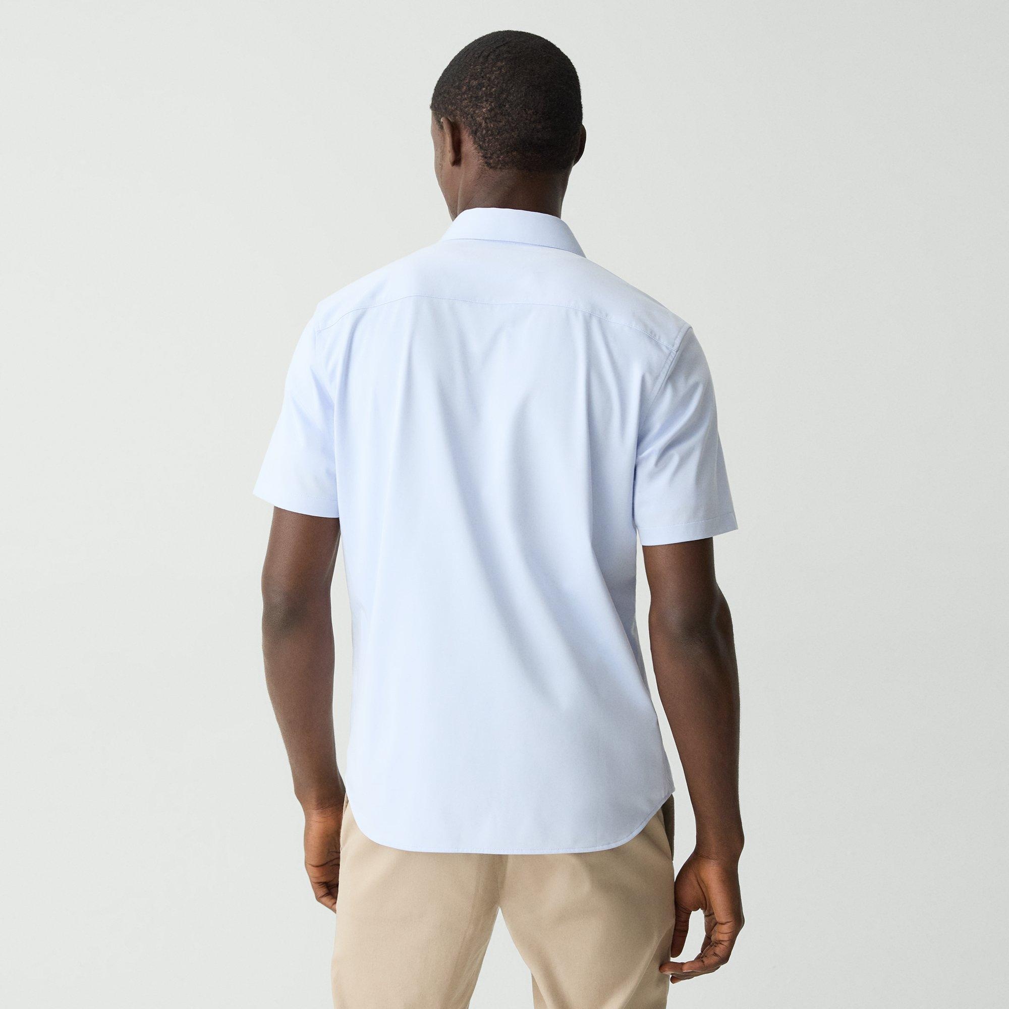 Irving Short-Sleeve Shirt in Structure Knit - 4