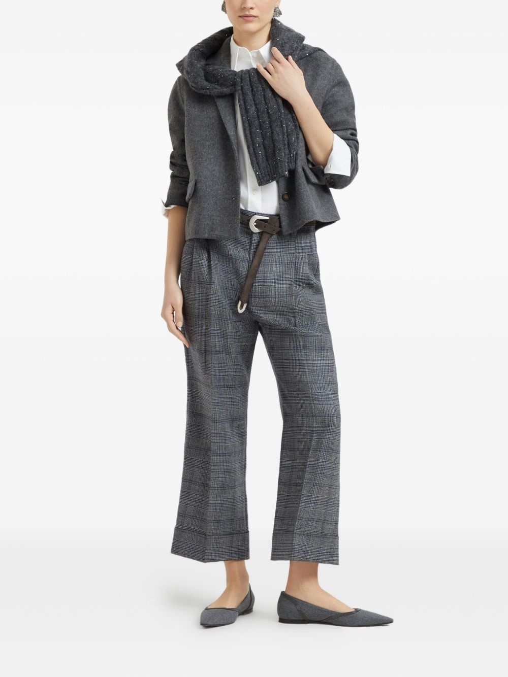 cropped blazer - 2