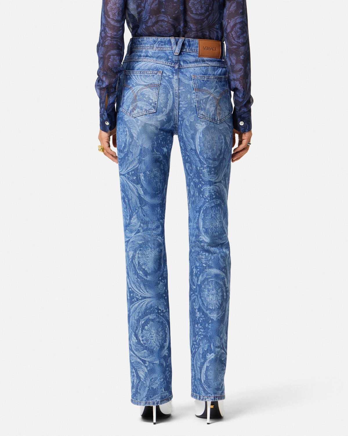 Barocco Regular Fit Jeans - 5