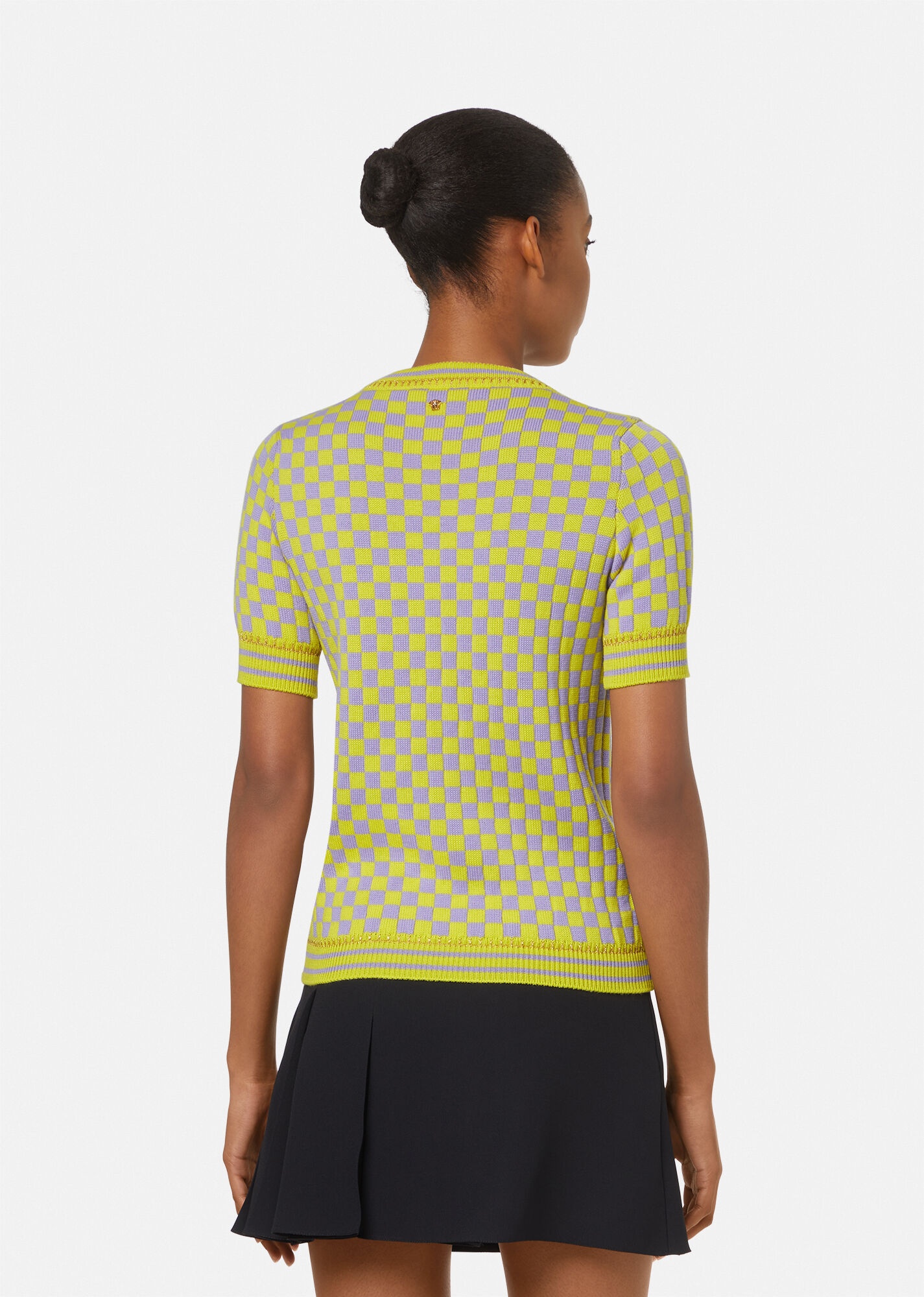 Checker Knit T-Shirt - 3