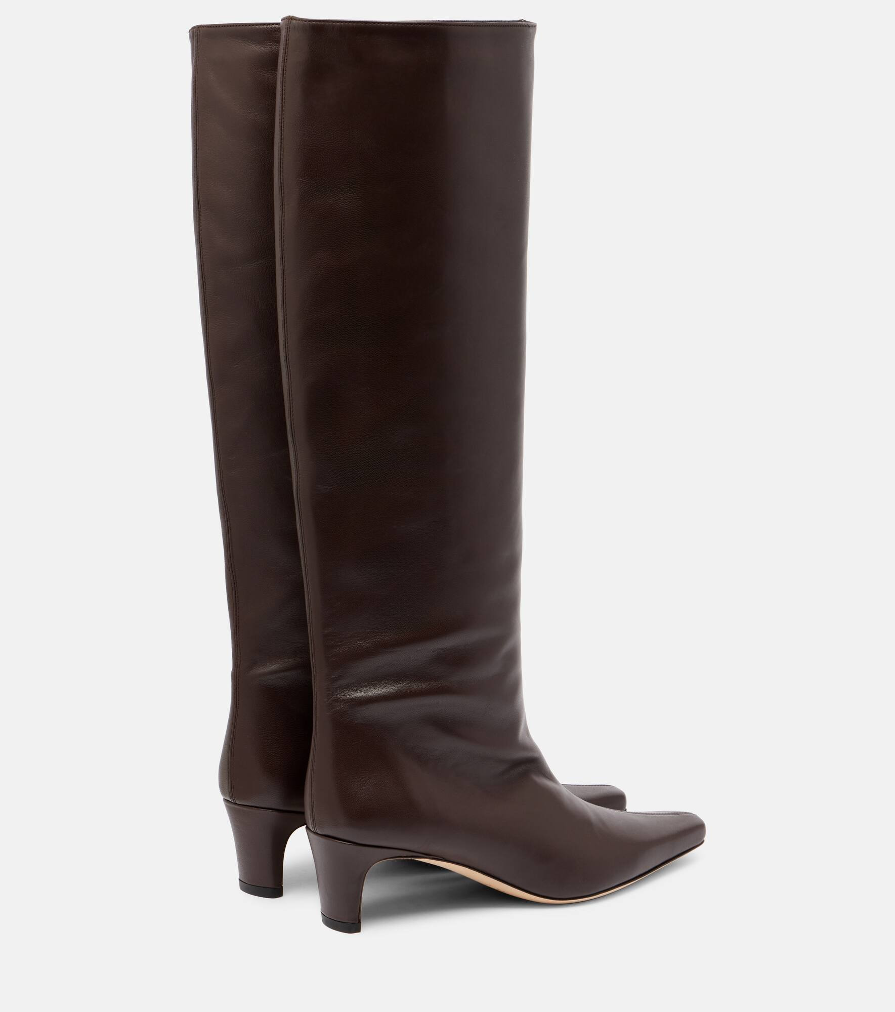Wally 55 leather knee-high boots - 2