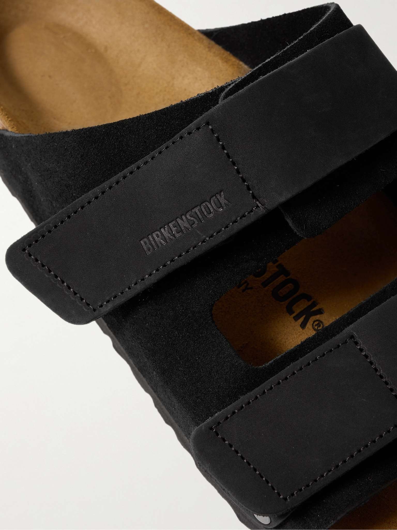 Uji Nubuck-Trimmed Suede Sandals - 6