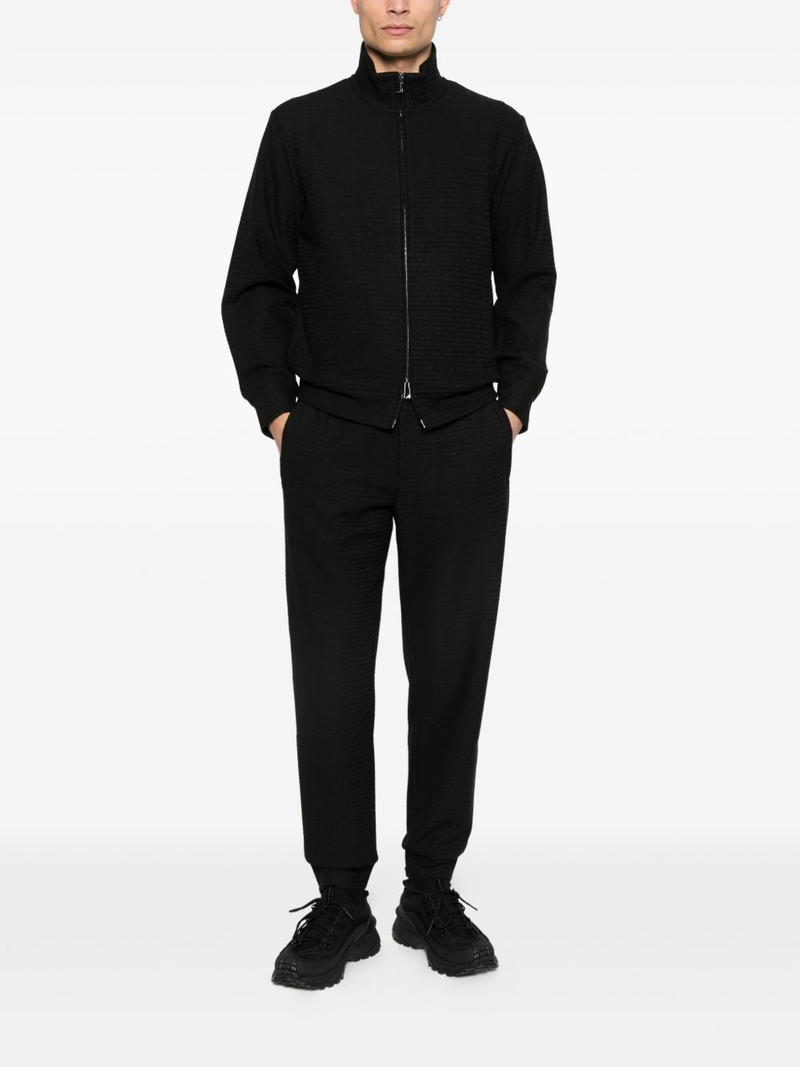 EMPORIO ARMANI textured track pants outlook