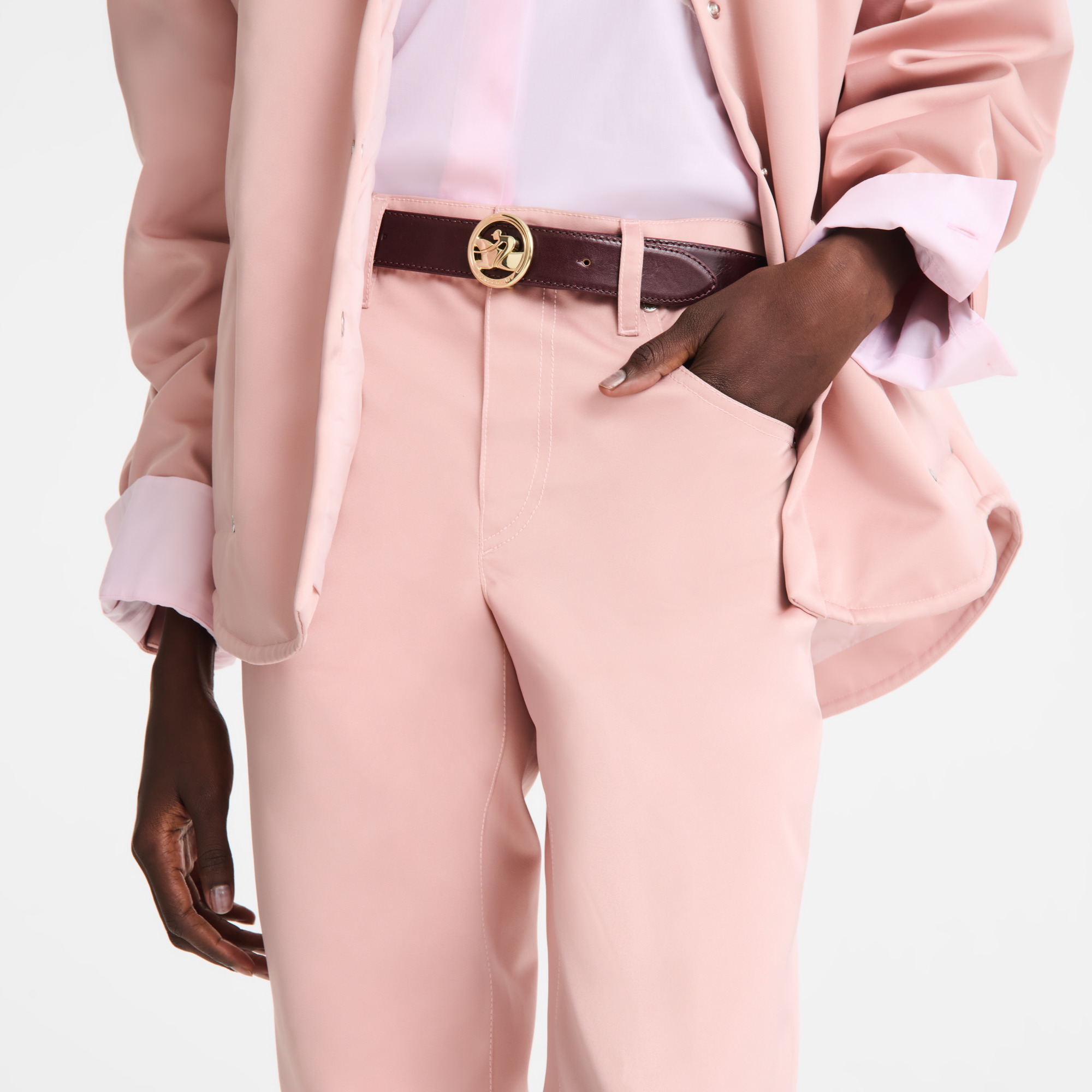 Trousers Pink Tea - Techno satin - 5
