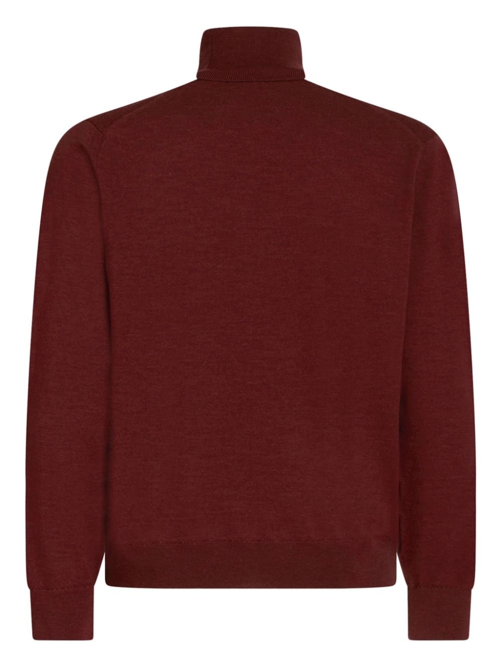 Pegaso-embroidered high-neck jumper - 5