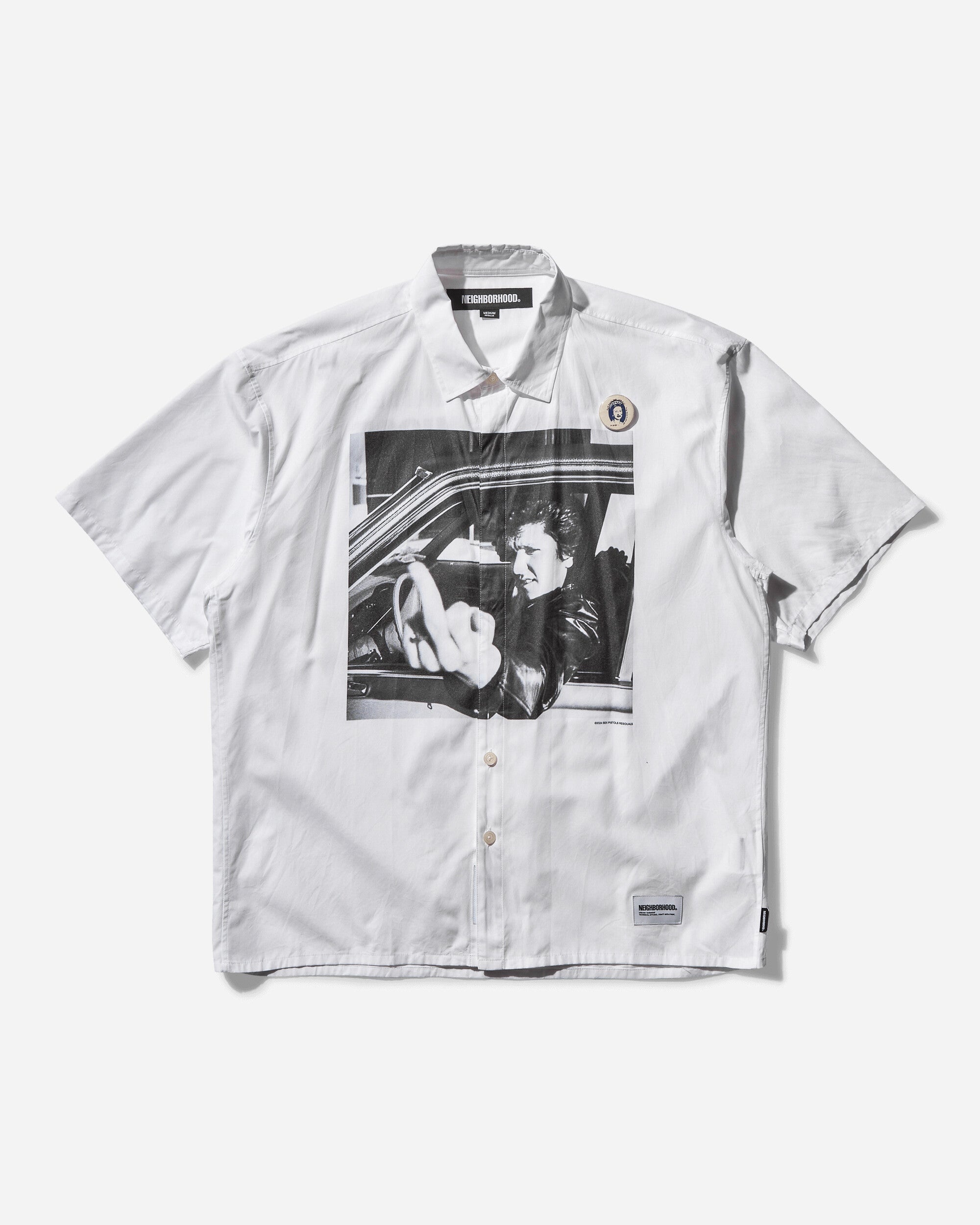 Sex Pistols Print Shirt White - 1