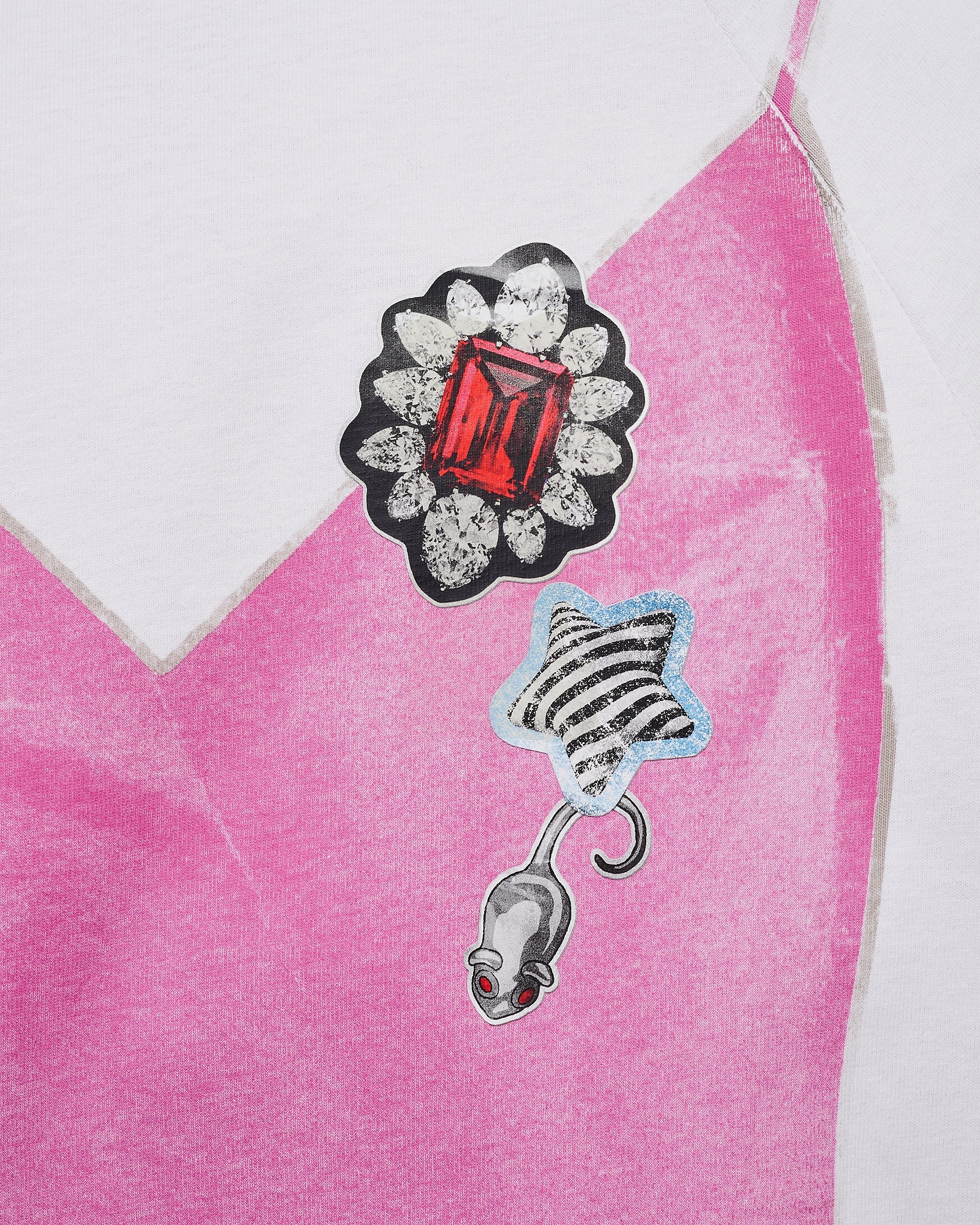 TROMPE L'OEIL T-SHIRT DRESS - 6