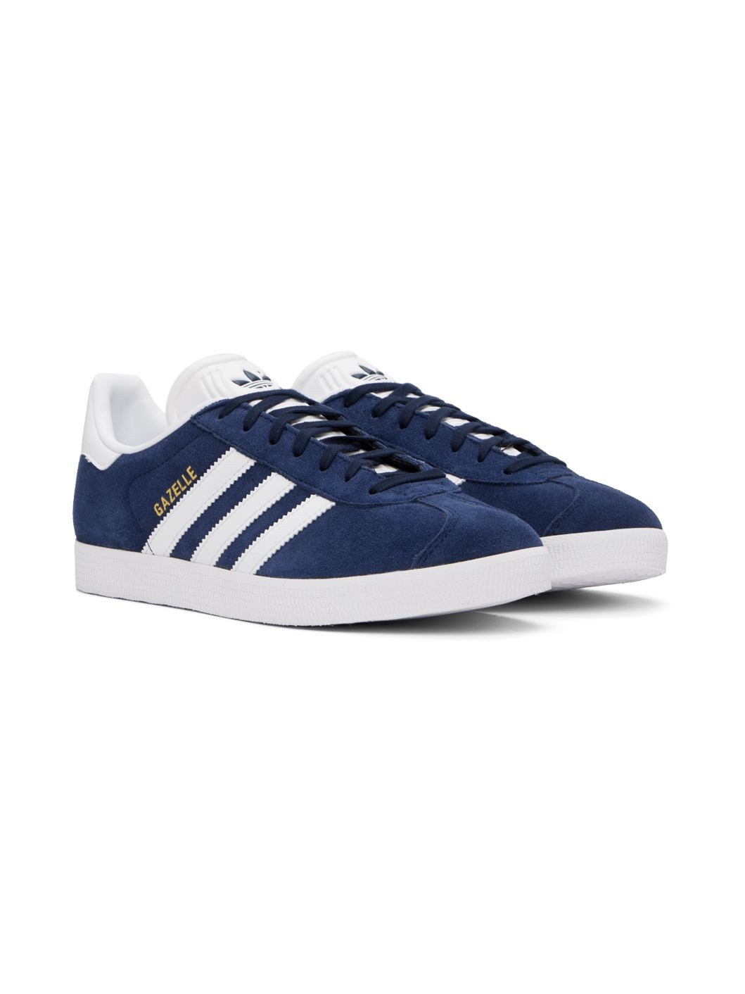 Black & White Gazelle Sneakers - 4