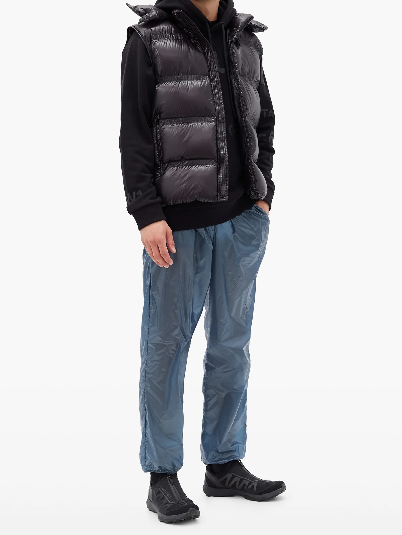 Harold hooded down quilted gilet - 2