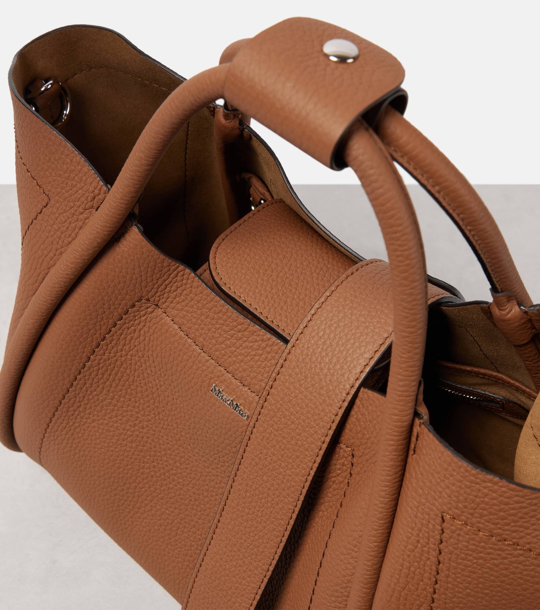 Marin Small leather tote bag - 6