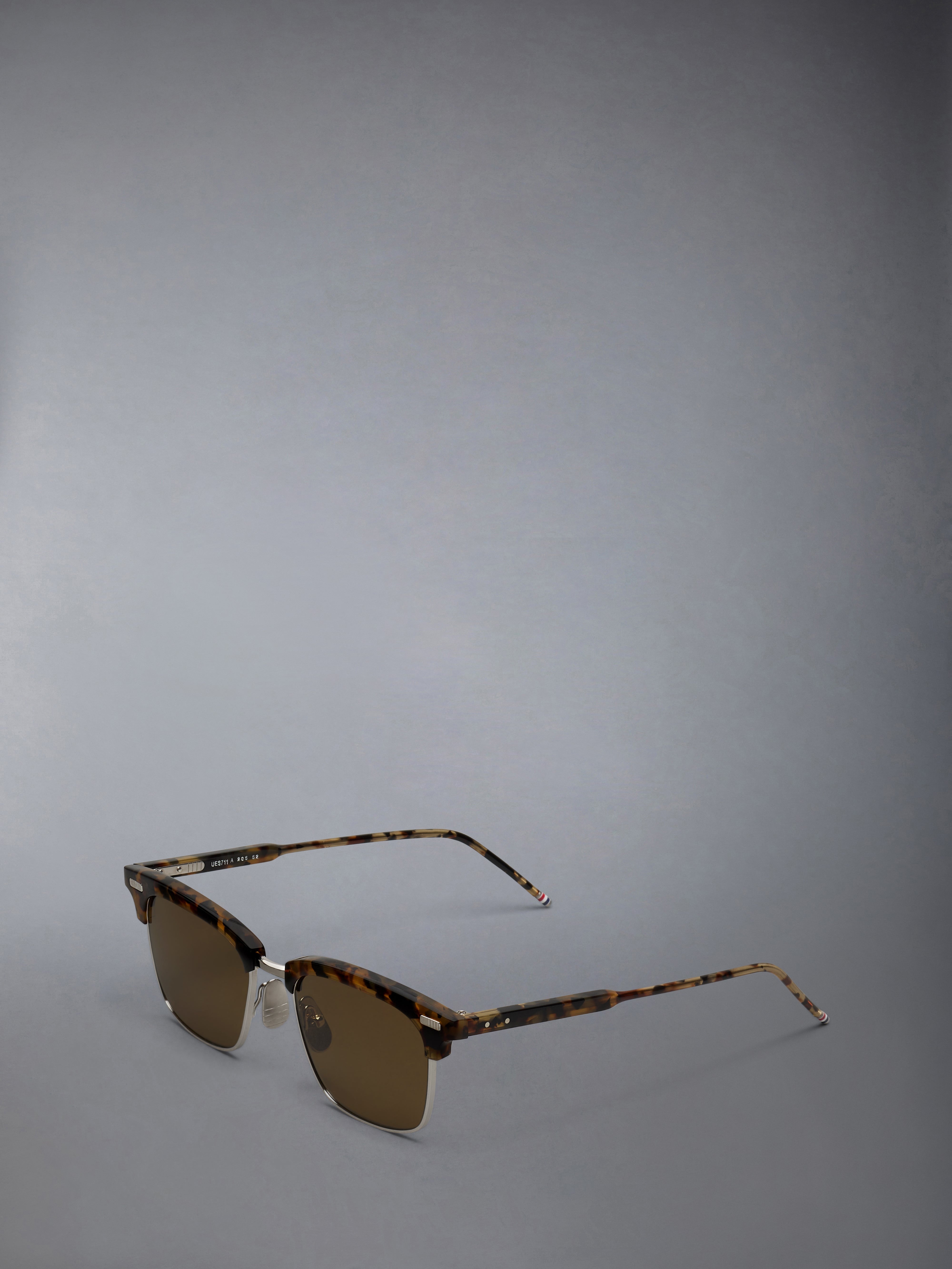 ACETATE AND TITANIUM RECTANGULAR SUNGLASSES - 2