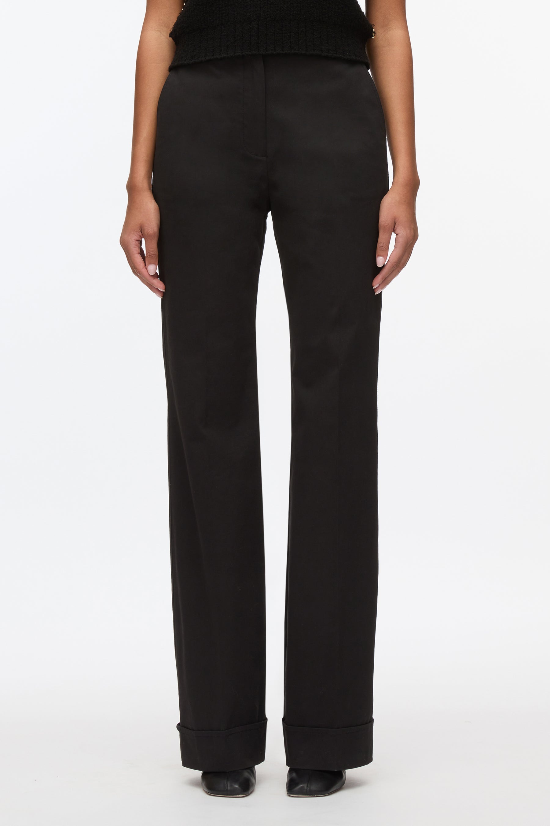 Cuffed Kick Flare Pant - 3