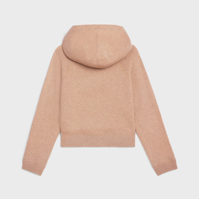 CELINE CROPPED SWEATER WITH HOOD IN WOOL AND CASHMERE outlook