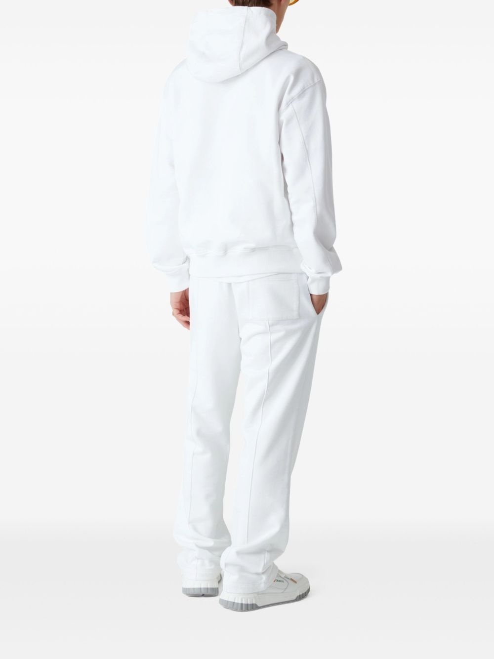 diamond column-embroidered track pants - 3