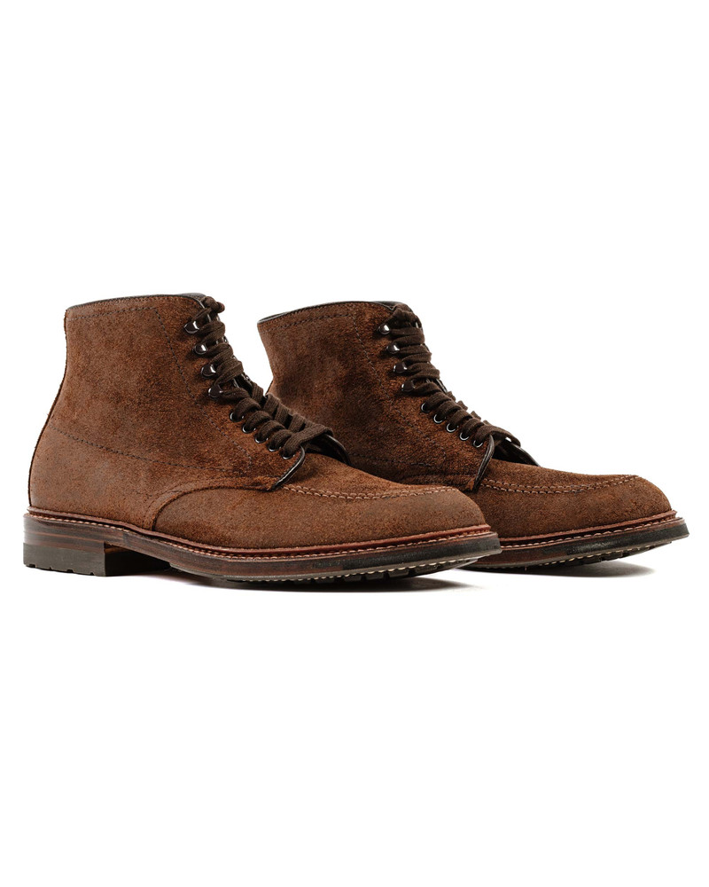 Alden Mocc Toe Boot Reverse Tobacco Chamois 4015HC outlook