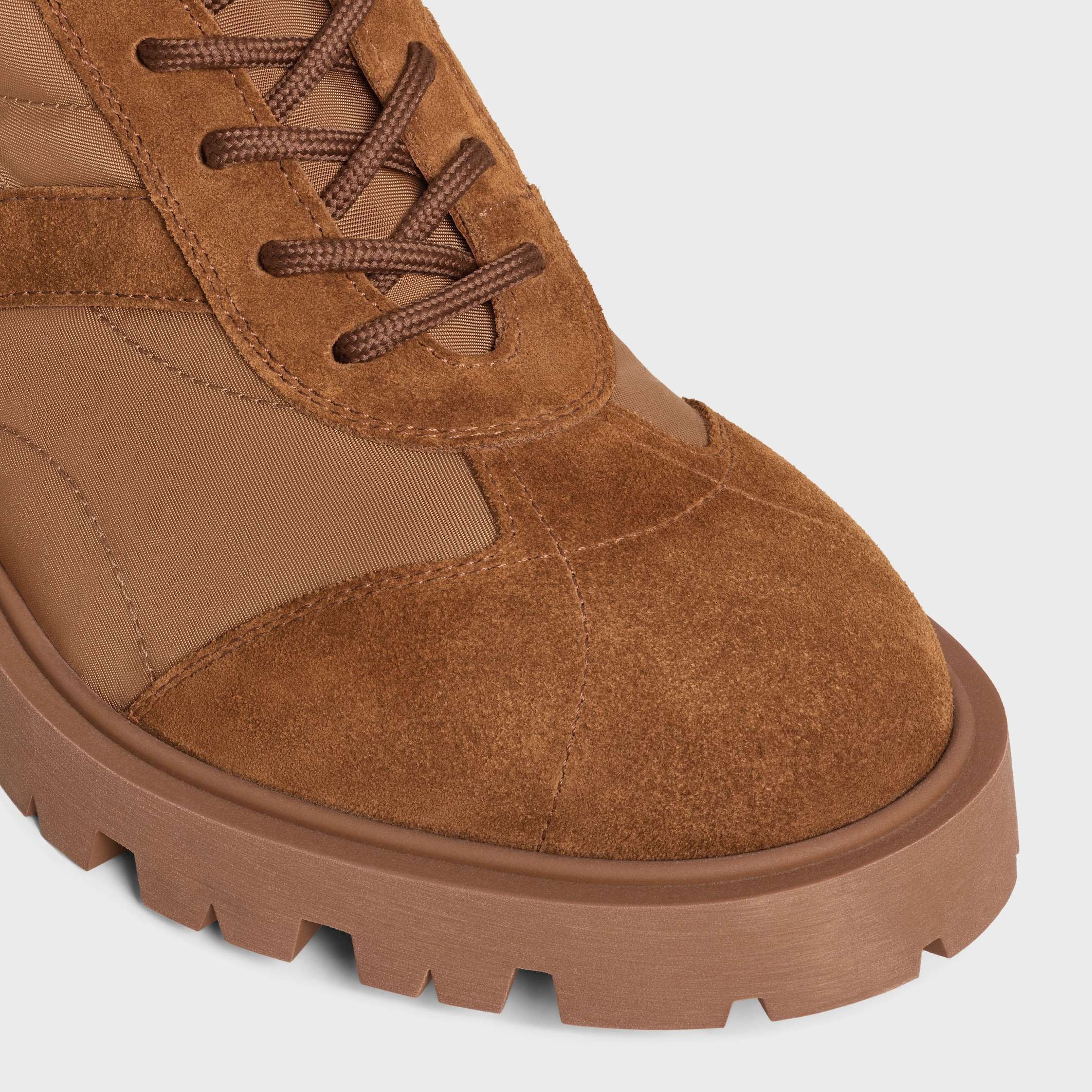 MARGARET BOOT IN Nylon and Suede Calfskin - 4