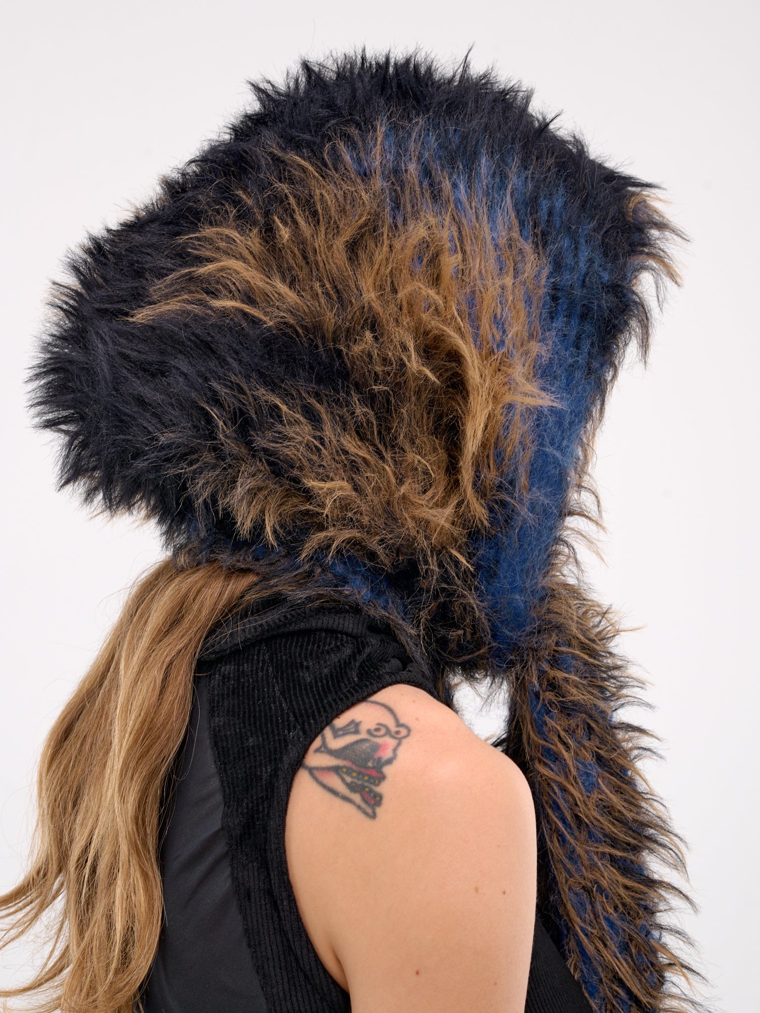 Y/Project Hairy Gradient Scarf Hat | REVERSIBLE