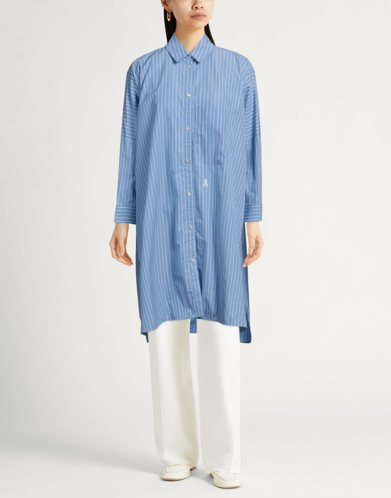 Light blue Women's Striped Shirt - 2