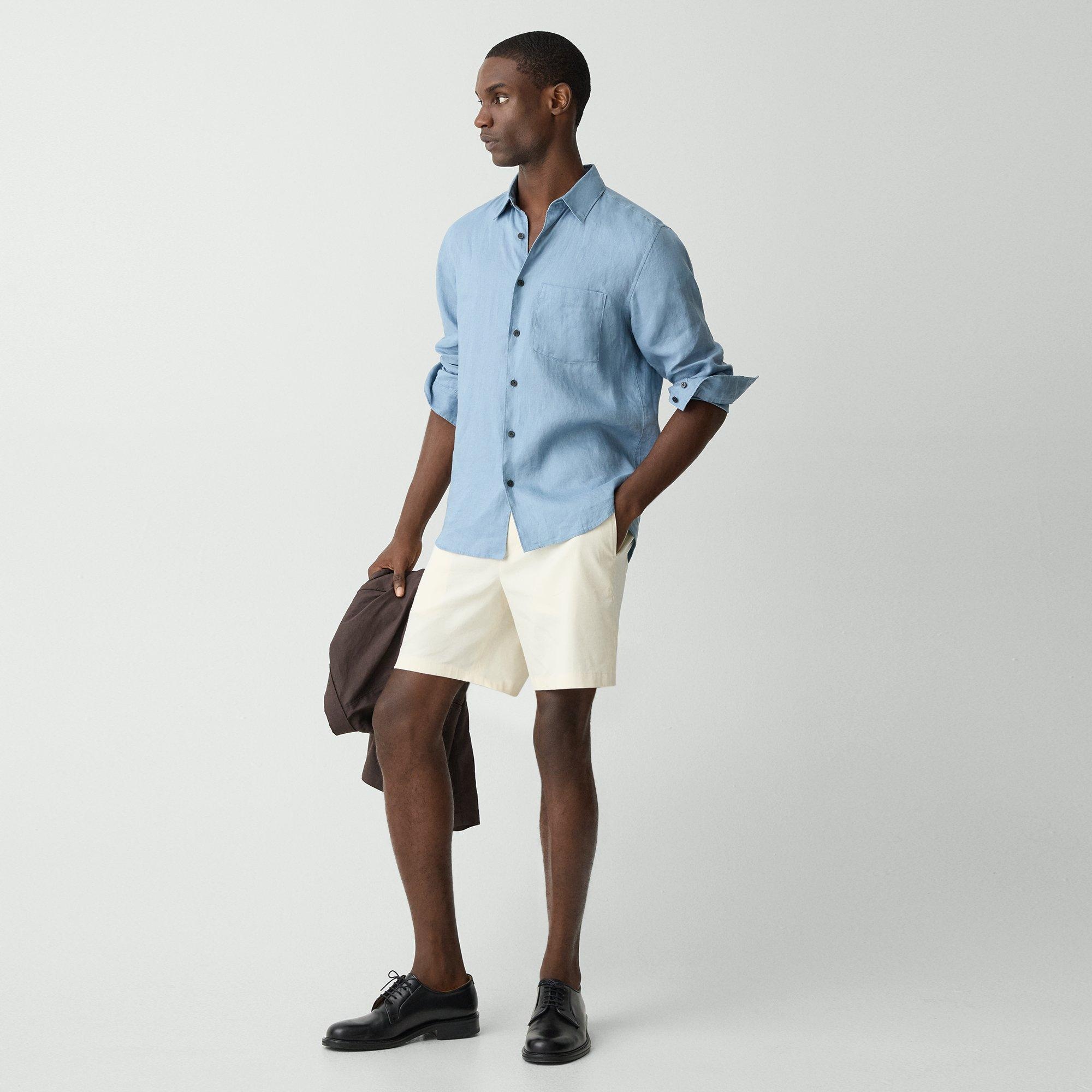 Curtis Drawstring Short in Good Linen - 3