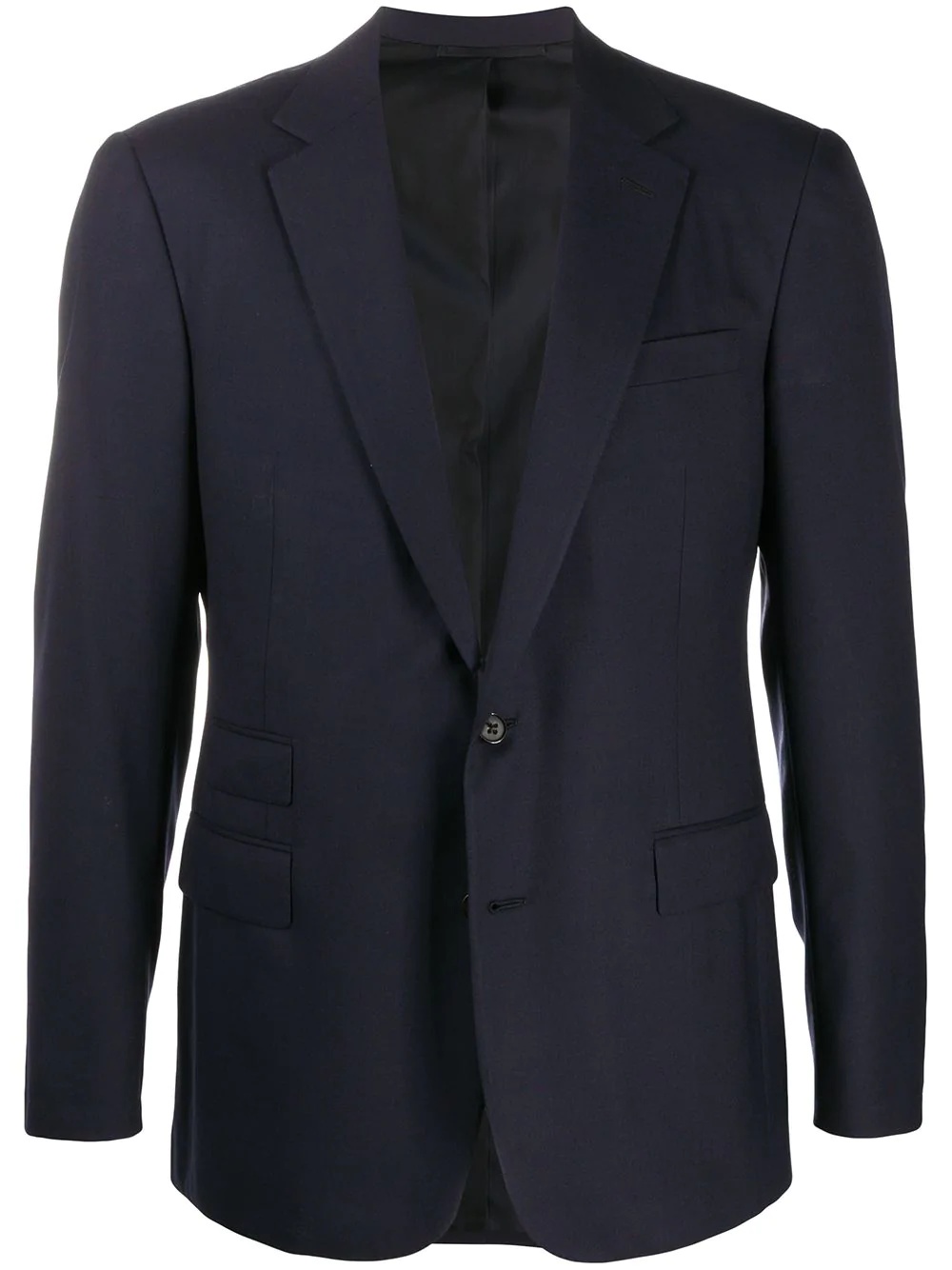 single-breasted wool blazer - 1